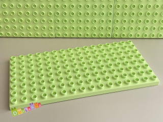 Lego Duplo deska / podložka 8x16 - světle zelená