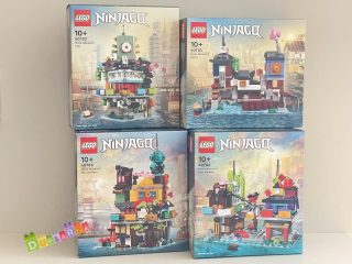 Lego GWP Ninjago kolekce 40703, 40704, 40705, 40706 - Miniaturní  NINJAGO® City