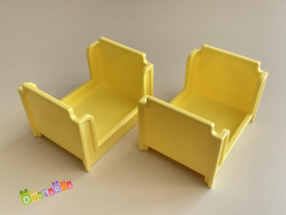 Lego Duplo Postel / postýlka světle žlutá nová