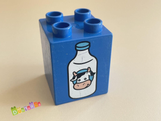 Lego Duplo - Kostka s potiskem - mléko