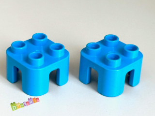 Lego Duplo Židle / stolička / židlička tmavě tyrkysová
