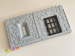 Lego Duplo - Stěna domu šedá