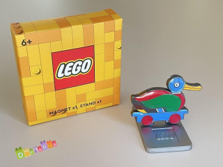 Lego VIP 5008907 - Dřevěný kačer - magnet