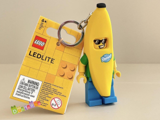 Lego 5005706 svíticí klíčenka - Světlo na klíče – Chlapík v převleku banánu 