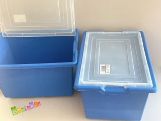 Lego BOX modrý velký