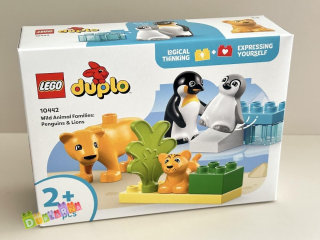 Lego Duplo 10442 - Zoo - Rodinky divokých zvířat: Tučňáci a lvi