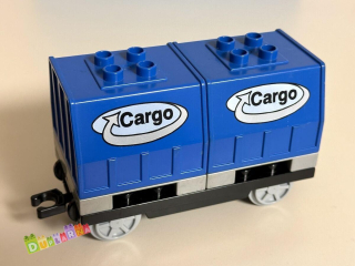 Lego Duplo Vagon modrý nákladní pro vlak CARGO