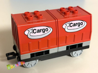 Lego Duplo Vagon červený nákladní pro vlak CARGO