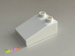 Lego Duplo - Střecha bílá 3x2