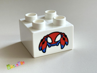 Lego Duplo - Kostka s potiskem - Spiderman / pavouk