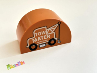 Lego Duplo - Kostka 2x4x2 s potiskem - "Tow Mater" Burák