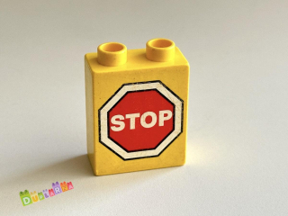 Lego Duplo kostka s potiskem - STOP