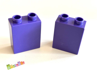 Lego Duplo - Kostka vysoká tmavě fialová