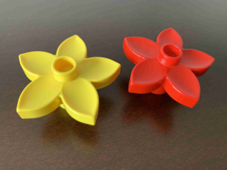 Lego Duplo Kytka / Kytička červená a žlutá