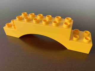 Lego Duplo Most - 2x10 klenba oranžovo-žlutá