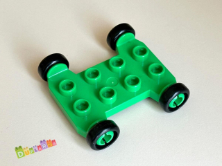 Lego Duplo vozík / podvozek zelený