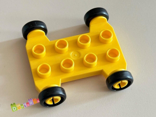 Lego Duplo vozík / podvozek žlutý