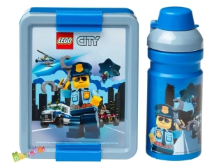 Lego City BOX svačinový + láhev