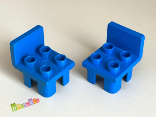 Lego Duplo Židle / židlička modrá