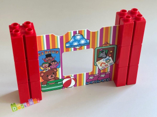Lego Duplo - Stěna domu s tapetou