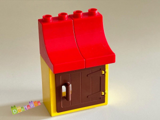 Lego Duplo kurník - okno se střechou