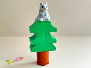 Lego Duplo - Strom s veverkou - Stromek z kostek