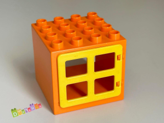 Lego Duplo okno oranžové