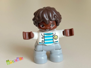 Lego Duplo Dítě - kluk s pruhovaným trikem