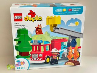 Lego Duplo 10473 - Hasičské auto s hadicí a hasičem