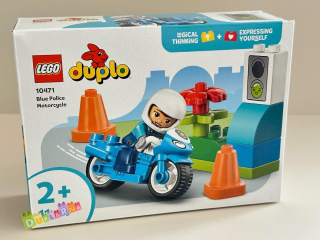 Lego Duplo 10471 - Modrá policejní motorka