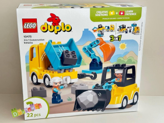 Lego Duplo 10475 - Vozidla na stavbě 3 v 1