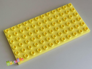 Lego Duplo deska / podložka 6x12 světle žlutá nová