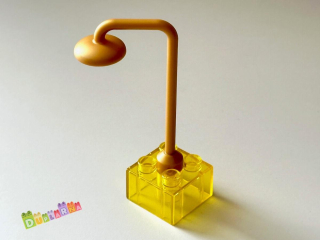 Lego Duplo Lampa / sprcha zlatá nová