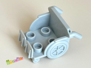 Lego Duplo - Invalidní vozík šedý