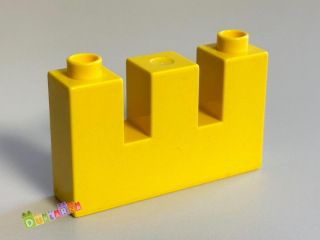 Lego Duplo - Hradba, cimbuří žluté