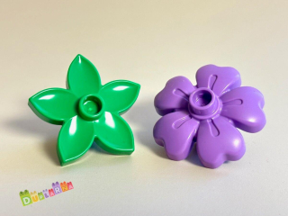 Lego Duplo Kytka 2ks / Kytička fialová a zelená