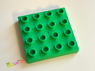 Lego Duplo - deska / podložka - kostky 4x4 zelená