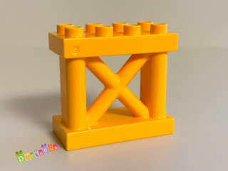 Lego Duplo Sloup široký oranžový 