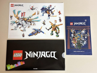 Lego VIP 5007155 - Plechová cedule / NINJAGO + samolepky a nášivky