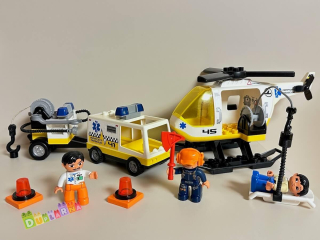 Lego Duplo 7841 - Letištní Vrtulník a sanitka - Helicopter Rescue Unit 