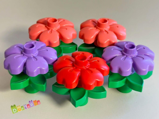 Lego Duplo sada 10x Kytka / Kytička - nové