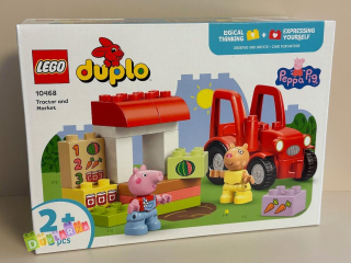 Lego Duplo 10468 - Prasátko Peppa - Traktor a tržnice