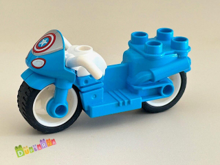 Lego Duplo - Motorka modrá - Captain America