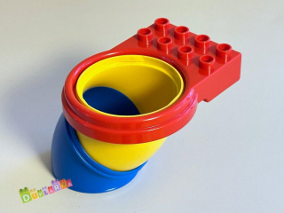 Lego Duplo - Držák + potrubí na kuličkovou dráhu