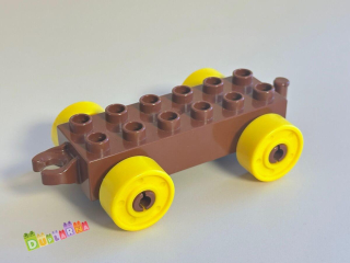Lego Duplo vláček - podvozek hnědý