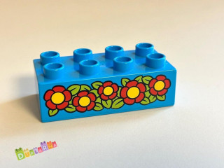 Lego Duplo - Kostka s potiskem - květiny