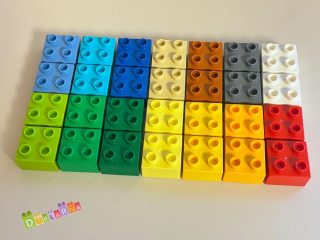 Lego Duplo kostky barevné