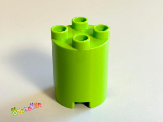 Lego Duplo - Kostka / kostky 2x2x2 kulatá limetková