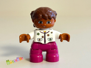 Lego Duplo Dítě - hnědovlasá holčička