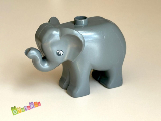 Lego Duplo Slon - slůně tmavě šedé